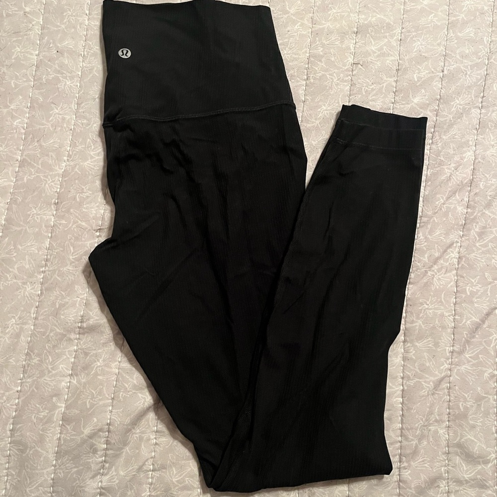 Lululemon ribbed align leggings 28”